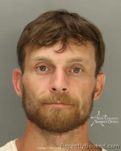 Mugshot of Joshua David Weitz booked in Ada County, Idaho on August 11, 2026