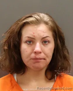 Mugshot of Tyra Lynn Hernandez booked in Ada County, Idaho on August 13, 2026
