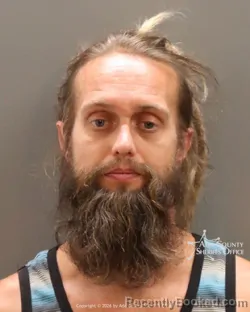 Mugshot of Christopher Ray Johnson booked in Ada County, Idaho on August 13, 2026