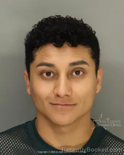 Mugshot of Jaime Villasenor Cisneros booked in Ada County, Idaho on August 15, 2026