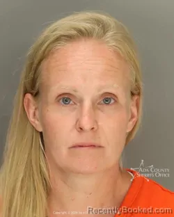 Mugshot of Ashley Nicole Bursell booked in Ada County, Idaho on August 15, 2026