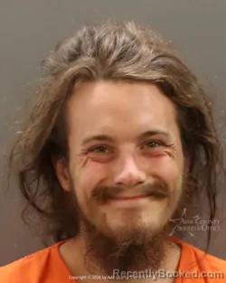 Mugshot of Joseph Edward Thomas booked in Ada County, Idaho on August 17, 2026