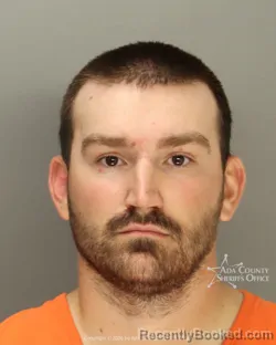 Mugshot of Samuel Joseph Graeser booked in Ada County, Idaho on August 17, 2026
