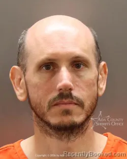 Mugshot of Thomas Albert Golding booked in Ada County, Idaho on September 2, 2026