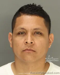 Mugshot of Jose Eduardo Munoz Ritacua booked in Ada County, Idaho on August 20, 2026