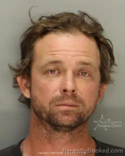 Mugshot of Justin Ryan Leisle booked in Ada County, Idaho on August 20, 2026