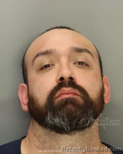 Mugshot of Michael Rene Pena booked in Ada County, Idaho on August 21, 2026