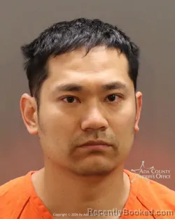 Mugshot of Teng Xing booked in Ada County, Idaho on August 21, 2026