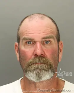 Mugshot of Kevin Scott Bartholomei booked in Ada County, Idaho on August 21, 2026