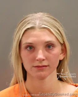 Mugshot of Kendelreese Pleshette Nielsen booked in Ada County, Idaho on August 22, 2026