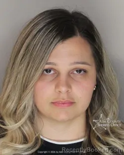 Mugshot of Janeisha Cohen booked in Ada County, Idaho on August 22, 2026