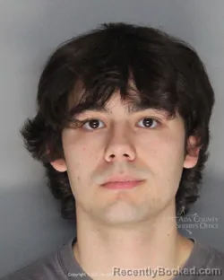 Mugshot of Rylan Kneen booked in Ada County, Idaho on August 22, 2026