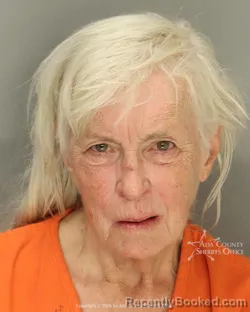 Mugshot of Angela Jeanette Norton booked in Ada County, Idaho on August 26, 2026
