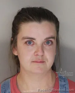 Mugshot of Breanna Hearne booked in Ada County, Idaho on August 27, 2026