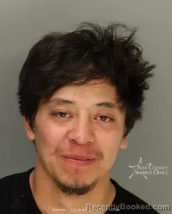 Mugshot of Josue Manuel Santos Portela booked in Ada County, Idaho on August 27, 2026