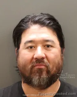 Mugshot of Terry David Fader-Hsieh booked in Ada County, Idaho on August 29, 2026