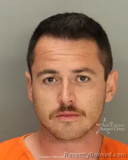 Mugshot of Cody Joseph May-Miller booked in Ada County, Idaho on September 1, 2026