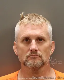 Mugshot of Brandon Ross Sherman booked in Ada County, Idaho on September 3, 2026