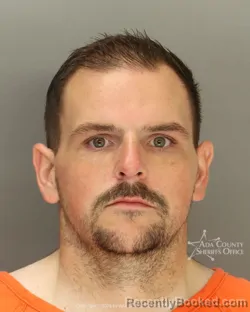 Mugshot of Sean Kenneth Hornbeck booked in Ada County, Idaho on September 4, 2026