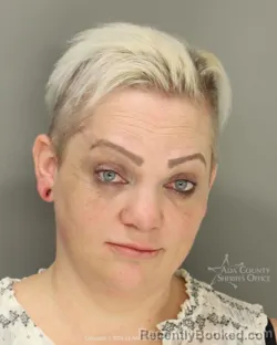 Mugshot of Samantha Palmer booked in Ada County, Idaho on September 6, 2026