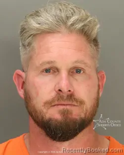 Mugshot of Shane Alan Jennings booked in Ada County, Idaho on September 7, 2026