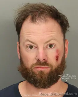 Mugshot of Michael Patrick Kimberlin booked in Ada County, Idaho on September 7, 2026