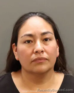 Mugshot of Mirella Hernandez Zamora booked in Ada County, Idaho on September 9, 2026