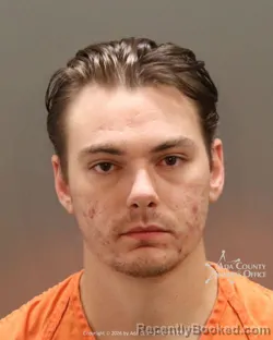 Mugshot of David Andrew Thomas booked in Ada County, Idaho on September 12, 2026