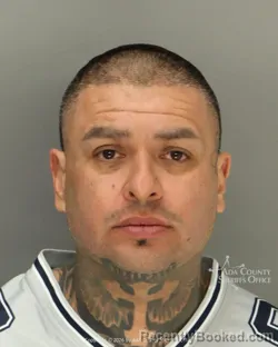 Mugshot of Ramon Andrew Cisneros booked in Ada County, Idaho on September 13, 2026
