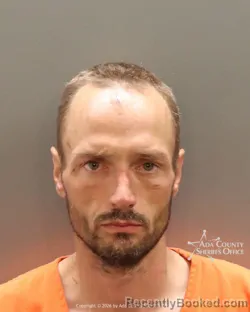 Mugshot of Patrick Travis Smith booked in Ada County, Idaho on September 30, 2026