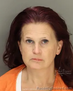 Mugshot of Aimee Lavelle Chisholm booked in Ada County, Idaho on October 6, 2026