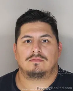 Mugshot of Ivan A. Alcantar booked in Ada County, Idaho on September 28, 2026