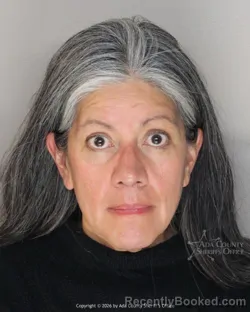 Mugshot of Jodi Martinez booked in Ada County, Idaho on September 28, 2026
