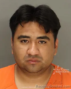 Mugshot of Miguel Angel Martinez Sanchez booked in Ada County, Idaho on October 2, 2026
