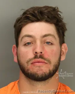 Mugshot of Gavin Richard Berry booked in Ada County, Idaho on October 2, 2026