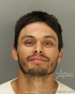 Mugshot of Mac Marcelino Macario Deason booked in Ada County, Idaho on October 3, 2026