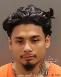 Mugshot of David Angel Deleon Martinez booked in Ada County, Idaho on October 3, 2026