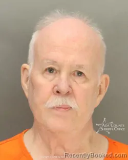 Mugshot of David Charles Gibbs booked in Ada County, Idaho on October 5, 2026