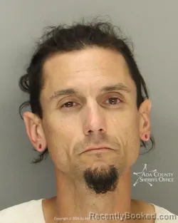 Mugshot of John Roy Kuntz booked in Ada County, Idaho on October 5, 2026