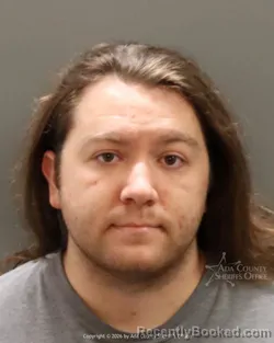 Mugshot of Nicholas John Mcphail booked in Ada County, Idaho on October 7, 2026