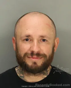 Mugshot of Joshua Ortiz booked in Ada County, Idaho on October 7, 2026