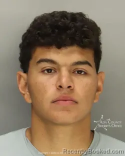 Mugshot of Isaias Anibal Sandoval booked in Ada County, Idaho on October 10, 2026