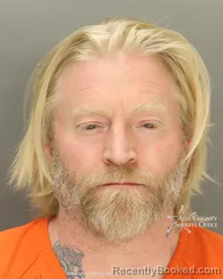 Mugshot of Andrew Devin Kurtz booked in Ada County, Idaho on October 10, 2026
