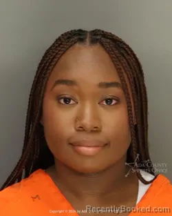 Mugshot of Ava Yassah Jones booked in Ada County, Idaho on October 11, 2026
