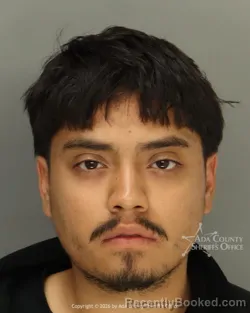 Mugshot of Edwin Espinoza-Romero booked in Ada County, Idaho on October 11, 2026