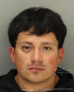 Mugshot of Nelson Leonel Canales booked in Ada County, Idaho on October 11, 2026