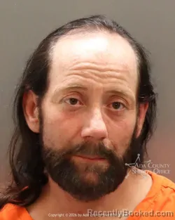 Mugshot of Danny Kay Ponder booked in Ada County, Idaho on October 11, 2026