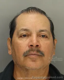 Mugshot of Honorio Jaritas Jayme booked in Ada County, Idaho on October 12, 2026