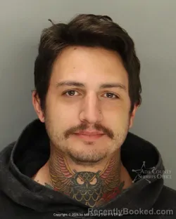 Mugshot of Jacob Giffin booked in Ada County, Idaho on October 12, 2026