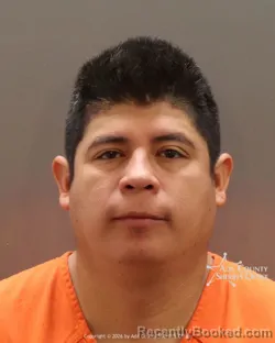 Mugshot of Jorge Armando Magana Carreno booked in Ada County, Idaho on October 14, 2026